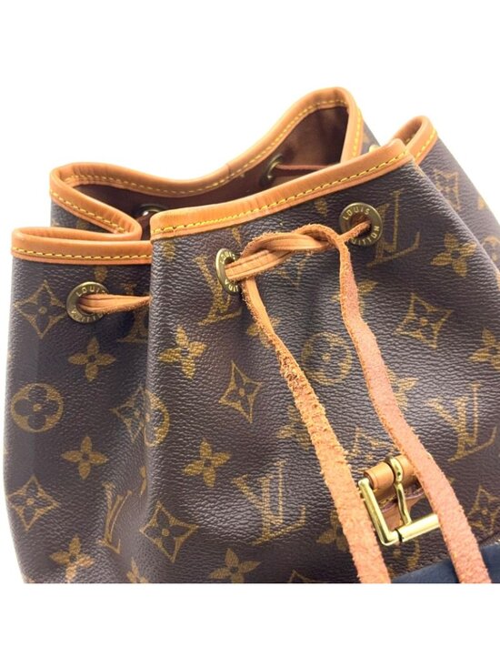 Louis Vuitton Montsouris Monogram Leather Brown Light Backpack Gold main image 9